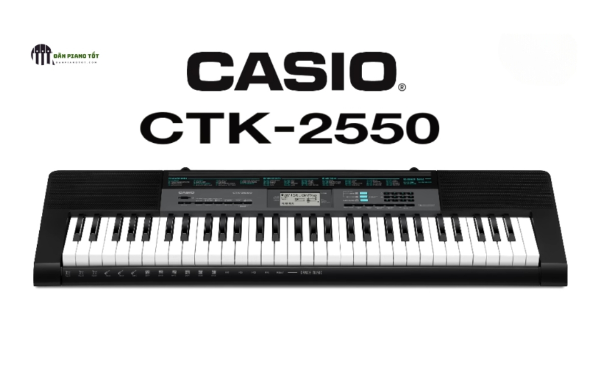 Đàn Piano 61 phím là gì? Loại đàn nào phù hợp cho bé? 5 Hình ảnh đàn Piano Casio CTK-2550