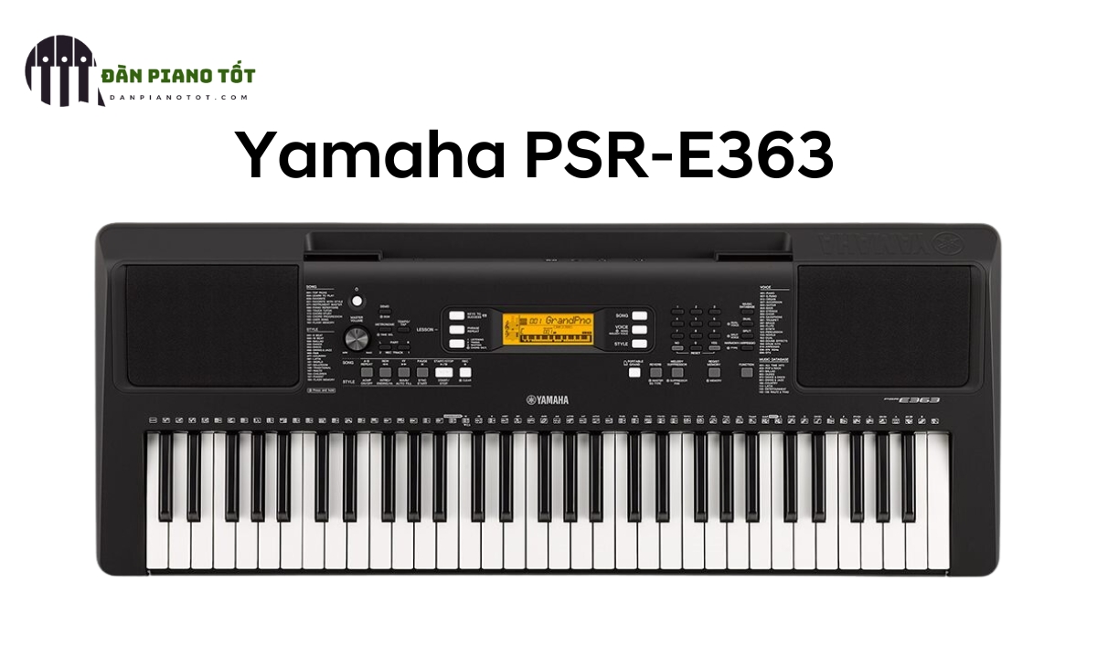 Đàn Piano 61 phím là gì? Loại đàn nào phù hợp cho bé? 6 Đàn piano Yamaha PSR-E373 61 phím, nhỏ gọn và thuận tiện