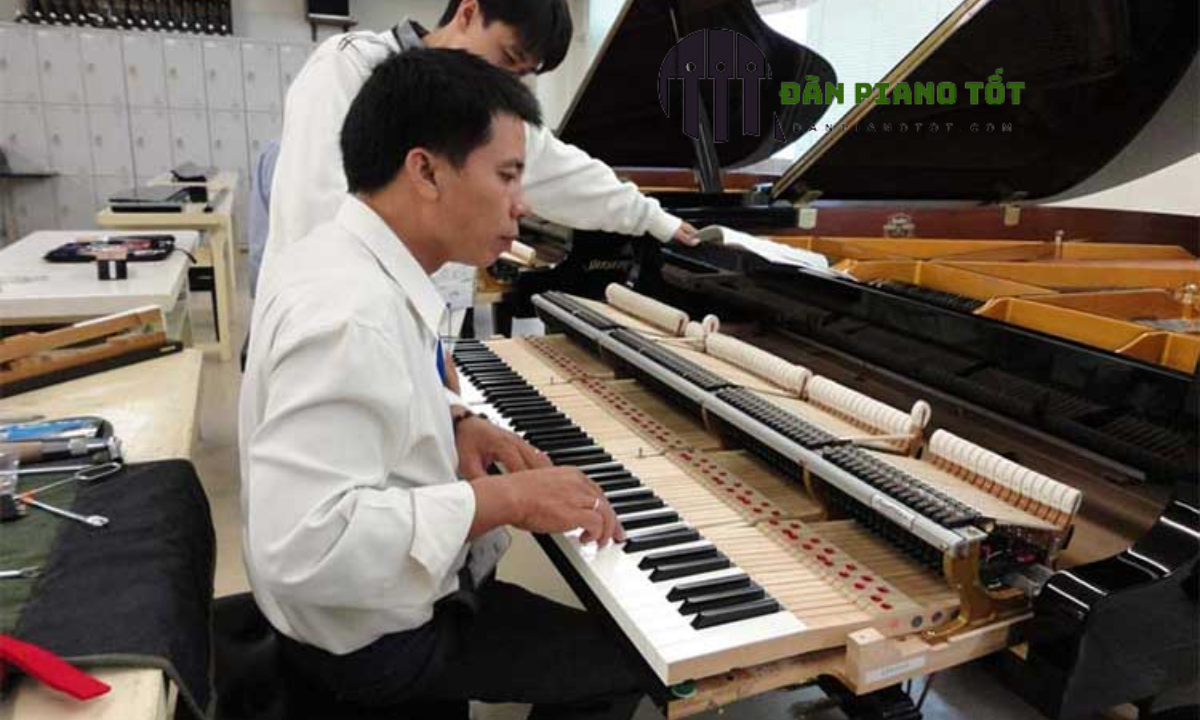 Lưu ý Khi Mua Đàn Piano Đặt Trong Chung Cư 6 Chơi thử nhiều cây đàn Piano khác nhau