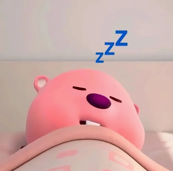 Ảnh meme Loopy đang ngủ say sưa