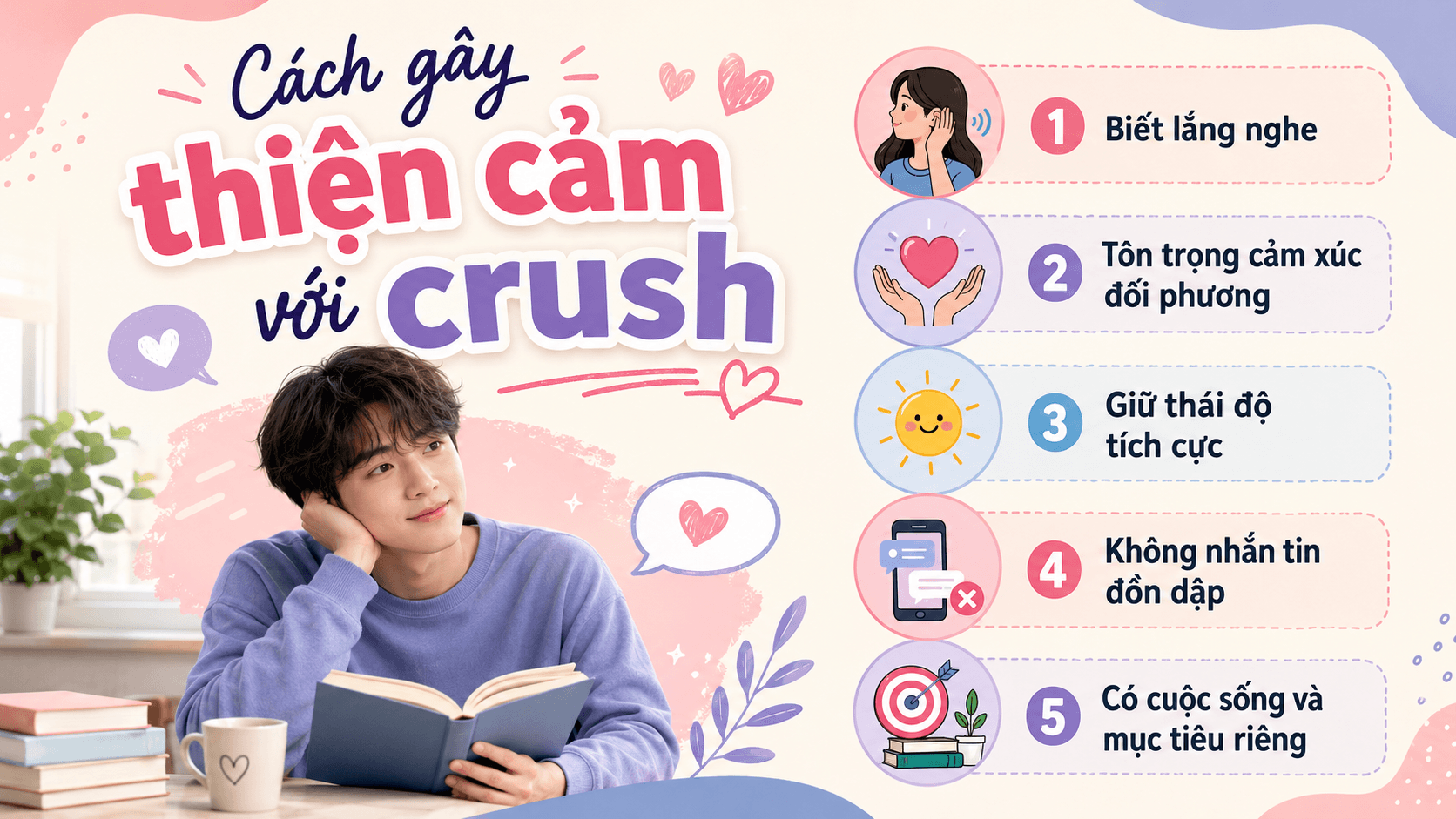 cách tán crush