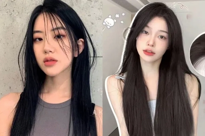 Gái xinh tóc dài đeo kính phong cách hiện đại, ánh mắt lanh lợi