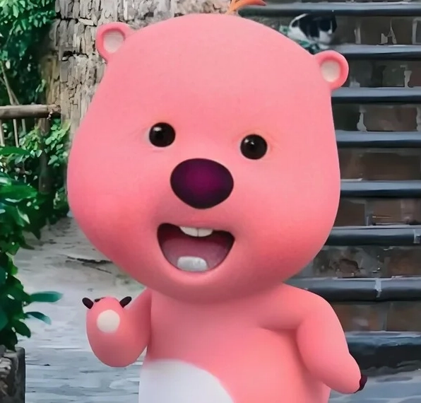 Loopy và Pororo trong một cảnh meme vui nhộn