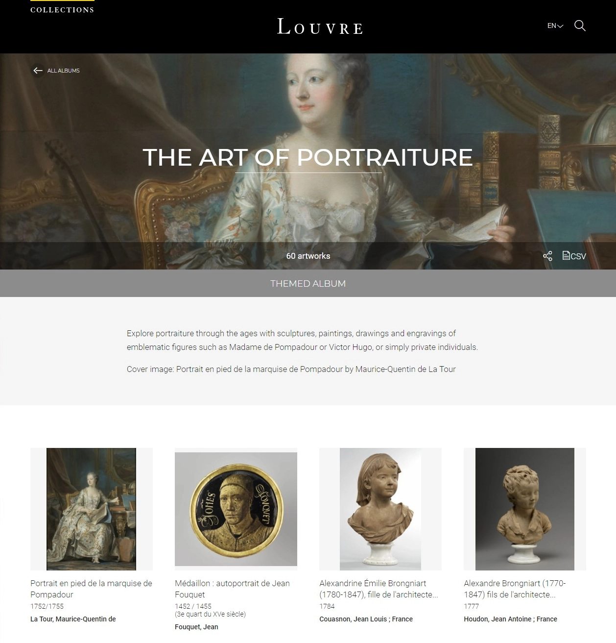 Tượng Nữ thần Chiến thắng Samothrace, một hiện vật nổi tiếng tại bảo tàng Louvre.